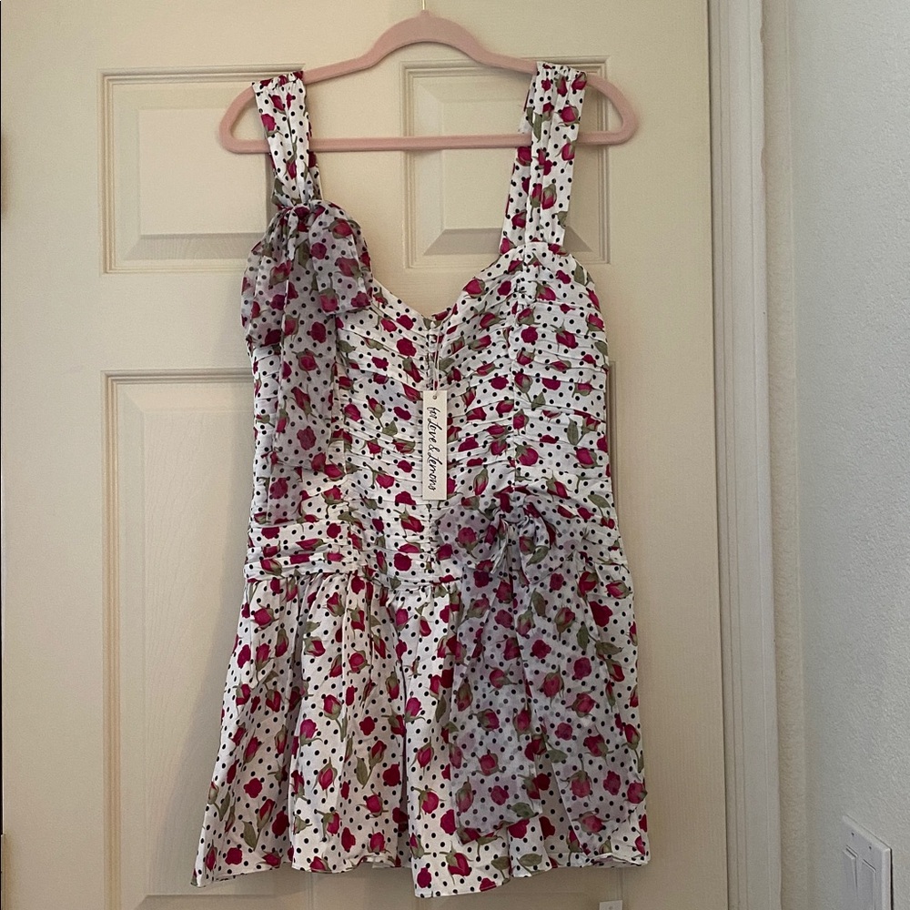 NWT For Love And Lemons Betty Bud Mini Dress